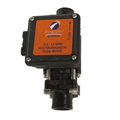 Electro Magnetic Flow Meter 0.6 - 13 GPM Non-visual - 3 / 4"FNPT